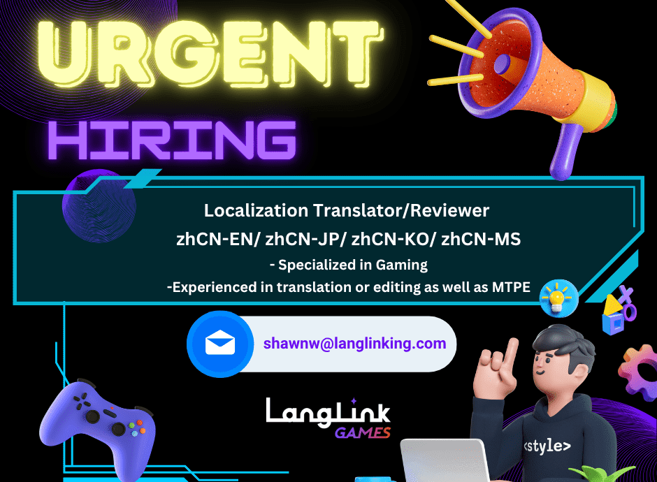 Localization TranslatorReviewer (zhCN EN zhCN JP zhCN KO zhCN MS)