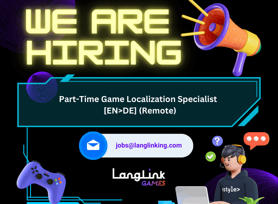 Part Time In Game Localization Test Specialist (Remote)
