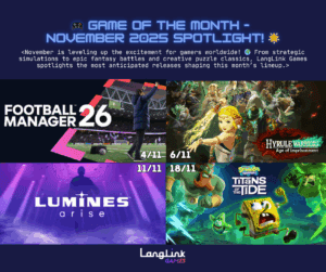 LLGames Linkedin Post Upcoming released games Nov